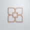 Ekena Millwork Small Olivia Decorative Fretwork Wood Wall Panels, Cherry, 11 3/8"W x 11 3/8"H x 3/8"T WALW12X12X0375OLVCH - alternate 3